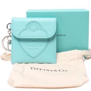 Tiffany & Co. Blue Leather Bag Charm Keychain – Return to Tiffany Heart Design